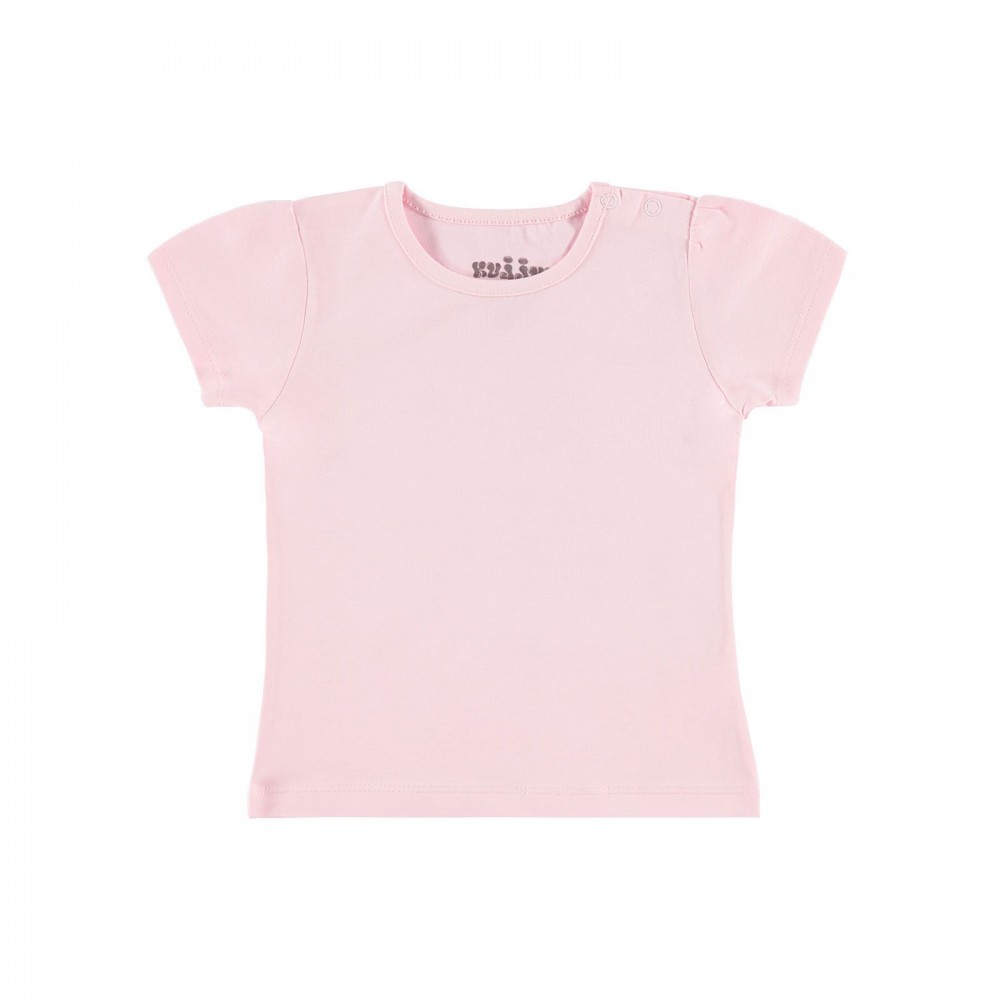 Kujju Baby Girl Βρεφικό T-Shirt 6-18 Μηνών Ροζ
