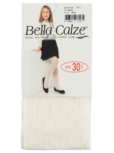 Bella Calze Girls Παιδικό Καλσόν 2-13 Χρονών Εκρού
