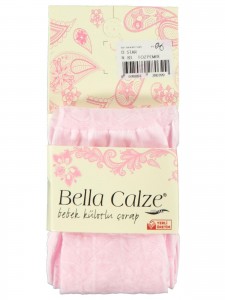 Bella Calze Baby Girl Βρεφικό Καλσόν 0-18 Μηνών Ροζ
