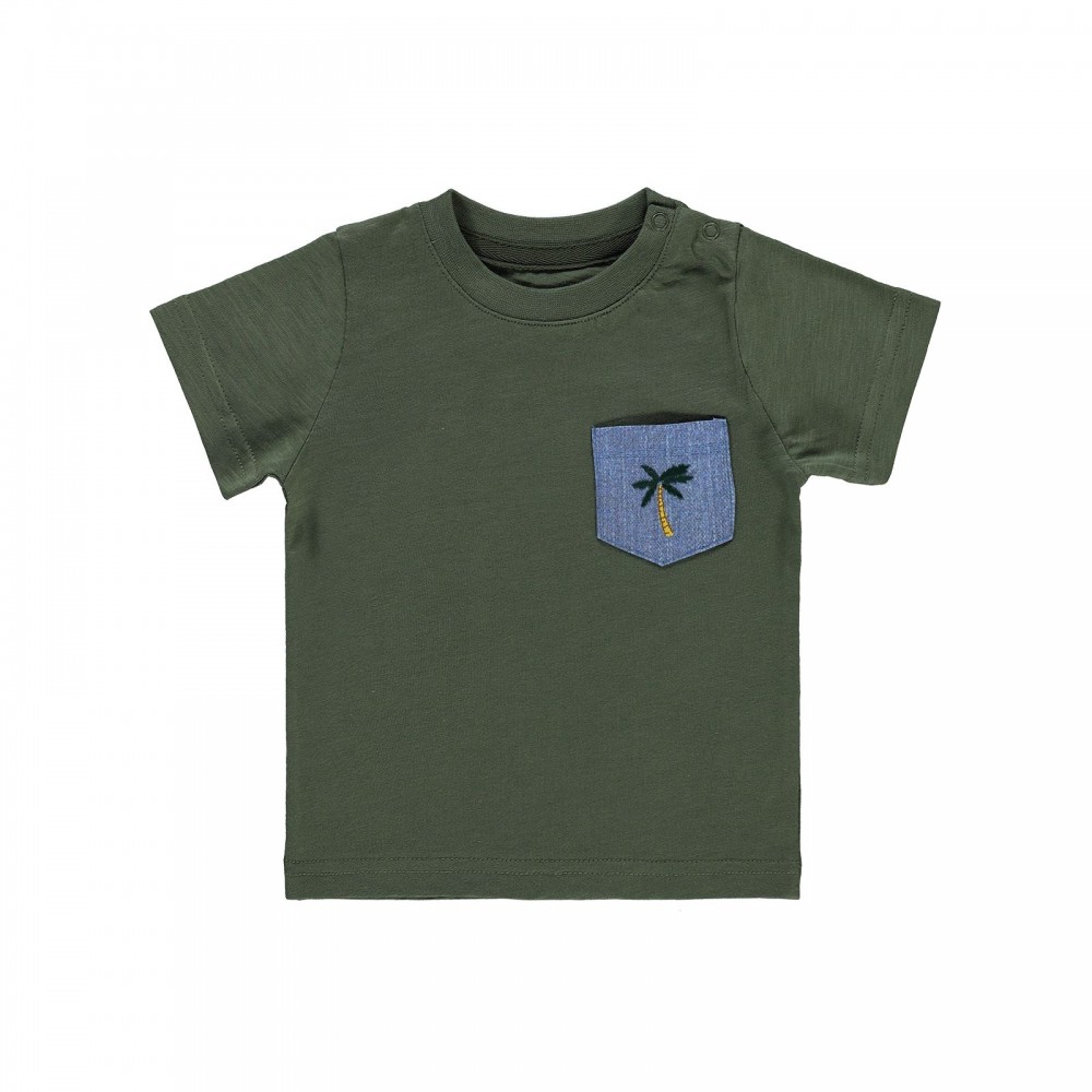 Civil Baby Boy Βρεφικό T-Shirt 6-18 Μηνών Χακί