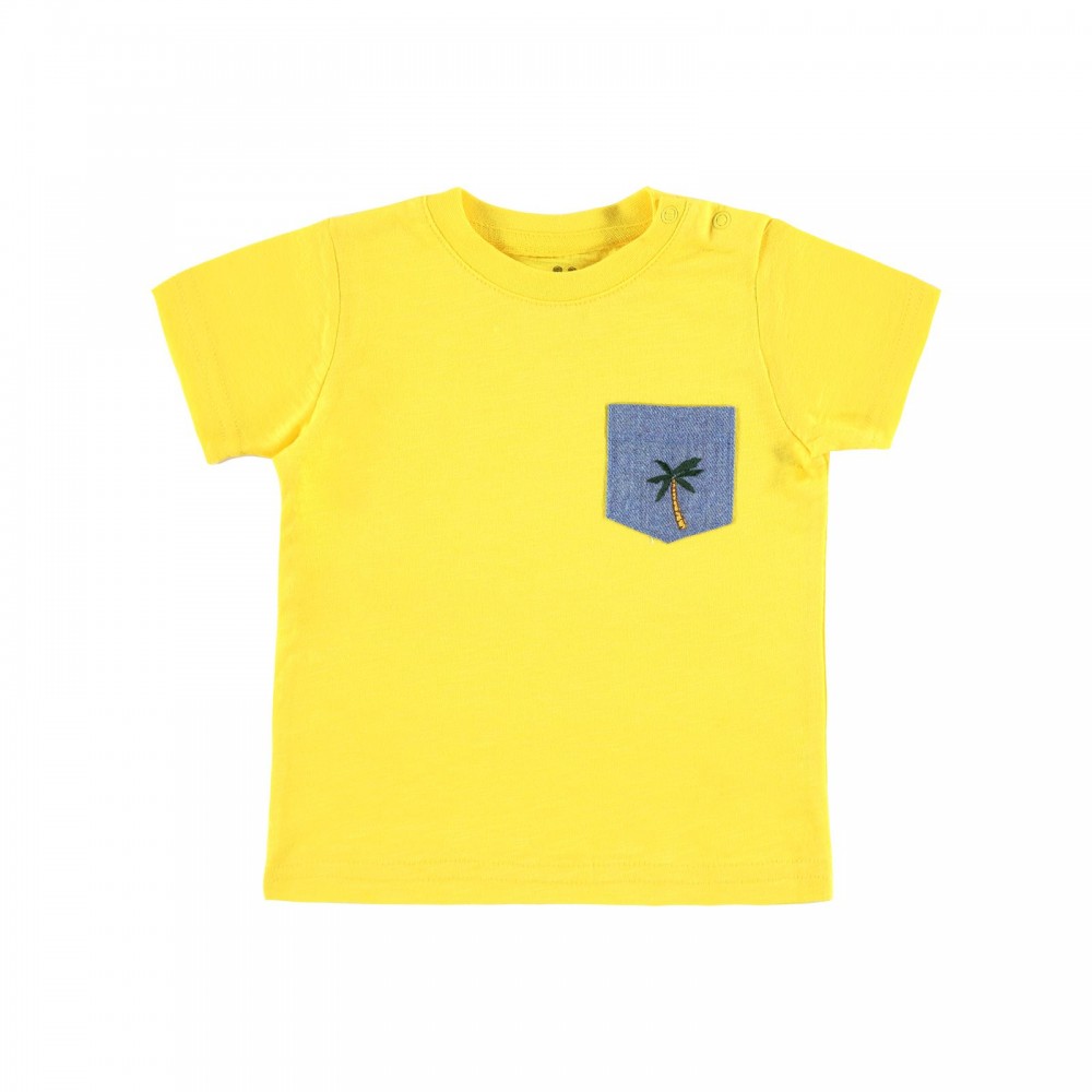 Civil Baby Boy Βρεφικό T-Shirt 6-18 Μηνών Κίτρινο