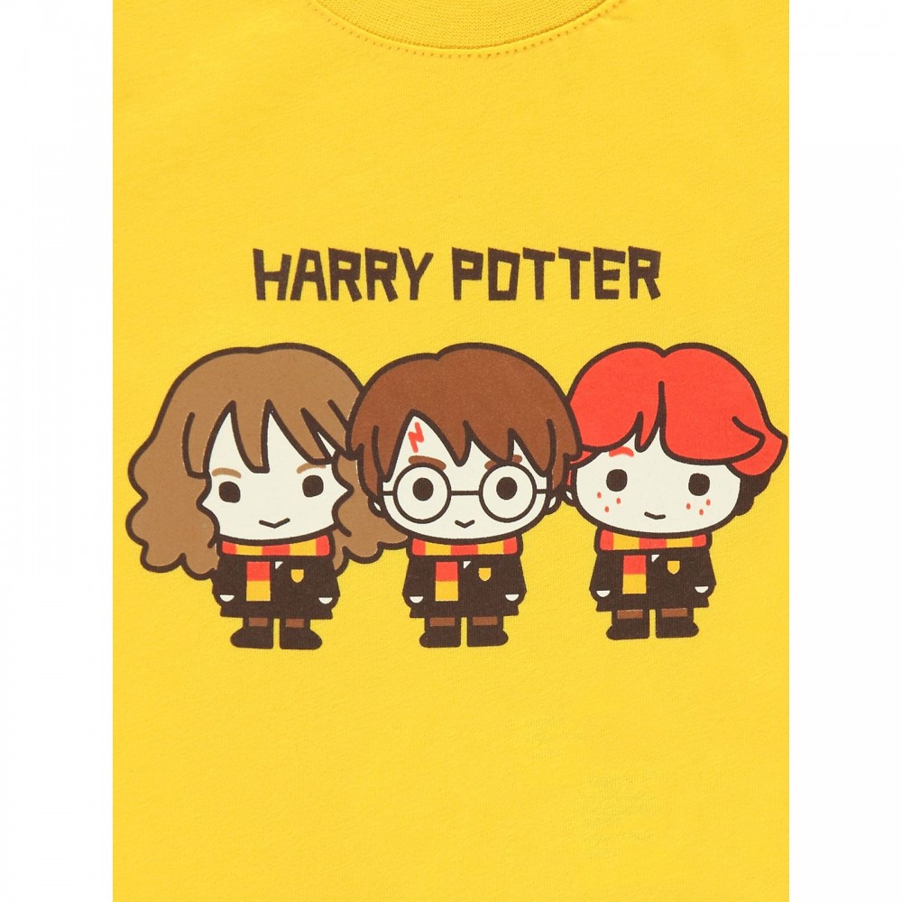 Harry Potter Baby Boy Βρεφική Μπλούζα 6-18 Μηνών Μουσταρδί
