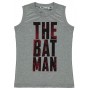 Batman Παιδικό T-Shirt Για Αγόρι 10-13 Χρονών Γκρι Μελανζέ