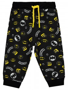 Batman Βρεφικό Παντελόνι Φόρμας Για Αγόρι 6-18 Μηνών Μαύρο