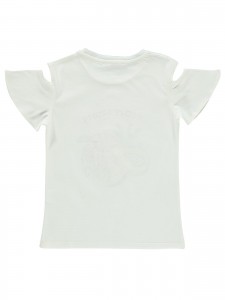 Παιδικό T-Shirt Για Κορίτσι 6-9 Χρονών Εκρού