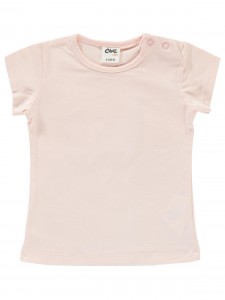 Βρεφικό T-Shirt Για Κορίτσι 6-18 Μηνών Ανοιχτό Σομόν