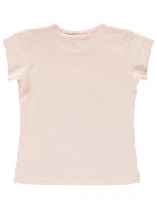 Βρεφικό T-Shirt Για Κορίτσι 6-18 Μηνών Ανοιχτό Σομόν