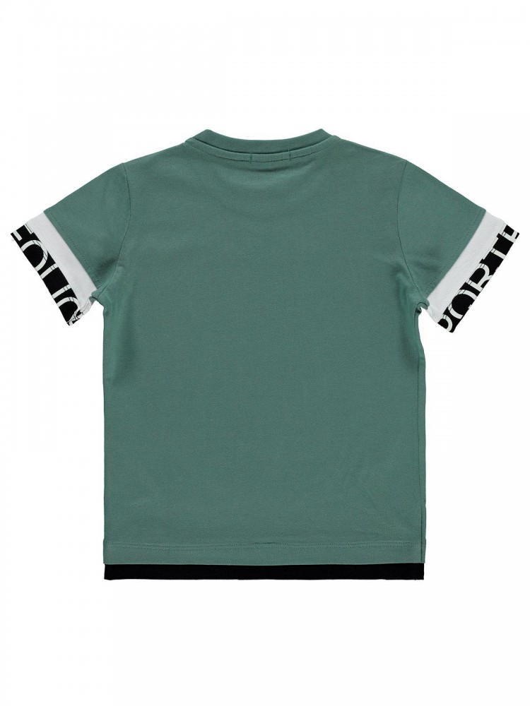 Civil Boys Παιδικό T-Shirt 6-9 Χρονών Σκούρο Πράσινο