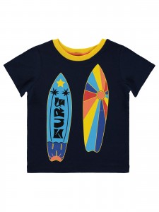 Small Soc?ety Παιδικό T-Shirt Για Αγόρι 2-7 Χρονών Σκούρο Μπλε