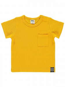 Βρεφικό T-Shirt Για Αγόρι 6-18 Μηνών Μουσταρδί