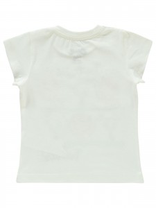 Βρεφικό T-Shirt Για Κορίτσι 6-18 Μηνών Εκρού
