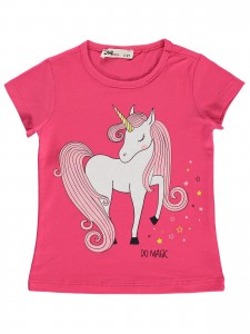 Παιδικό T-Shirt Για Κορίτσι 2-5 Χρονών Φούξια