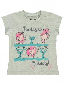 Βρεφικό T-Shirt Για Κορίτσι 6-18 Μηνών Καρμελάνζ