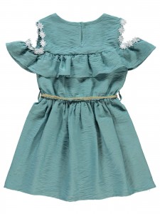 Παιδικό Φόρεμα 6-9 Χρονών Πράσινο