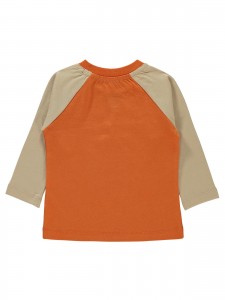 Civil Baby Boy Βρεφική Μπλούζα 6-18 Μηνών Πορτοκαλί