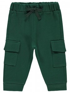 Civil Baby Boy Βρεφικό Παντελόνι Φόρμας 6-18 Μηνών Σκούρο Πράσινο