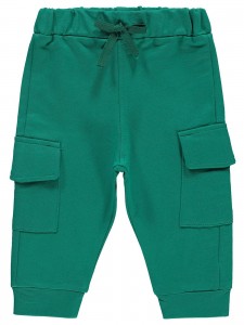 Civil Baby Boy Βρεφικό Παντελόνι Φόρμας 6-18 Μηνών Πετρόλ-Πράσινο