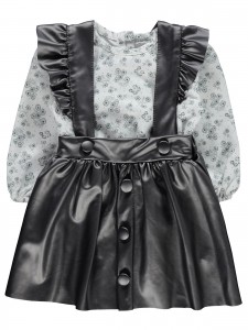 Civil Baby Girl Βρεφικό Φόρεμα 9-18 Μηνών Μαύρο