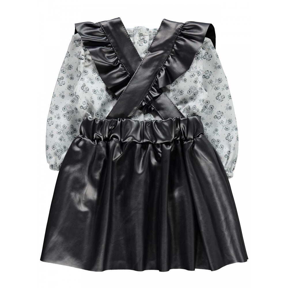 Civil Baby Girl Βρεφικό Φόρεμα 9-18 Μηνών Μαύρο