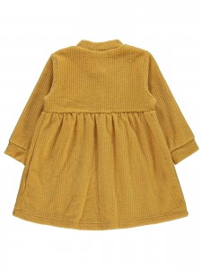 Civil Baby Girl Βρεφικό Φόρεμα 9-18 Μηνών Μουσταρδί