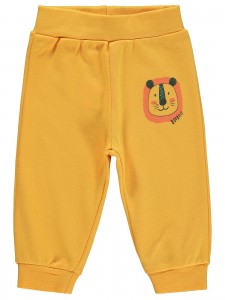 Βρεφικό Παντελόνι Φόρμας Για Αγόρι 6-18 Μηνών Κίτρινο