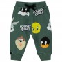 Looney Tunes Βρεφικό Παντελόνι Φόρμας 6-18 Μηνών Πράσινο
