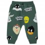 Looney Tunes Βρεφικό Παντελόνι Φόρμας 6-18 Μηνών Πράσινο