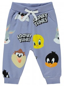 Looney Tunes Βρεφικό Παντελόνι Φόρμας 6-18 Μηνών Λιλά