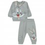 Bugs Bunny Baby Βρεφικό Σετ 6-18 Μηνών Γκρι