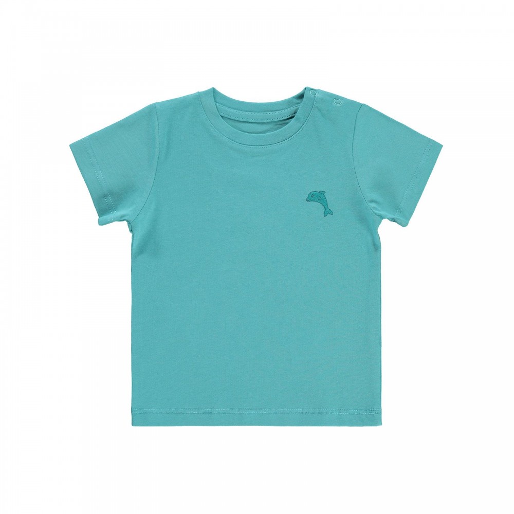 Civil Baby Boy Βρεφικό T-Shirt 6-18 Μηνών Πετρόλ