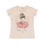 Civil Girls Παιδικό T-Shirt 2-5 Χρονών Σομόν