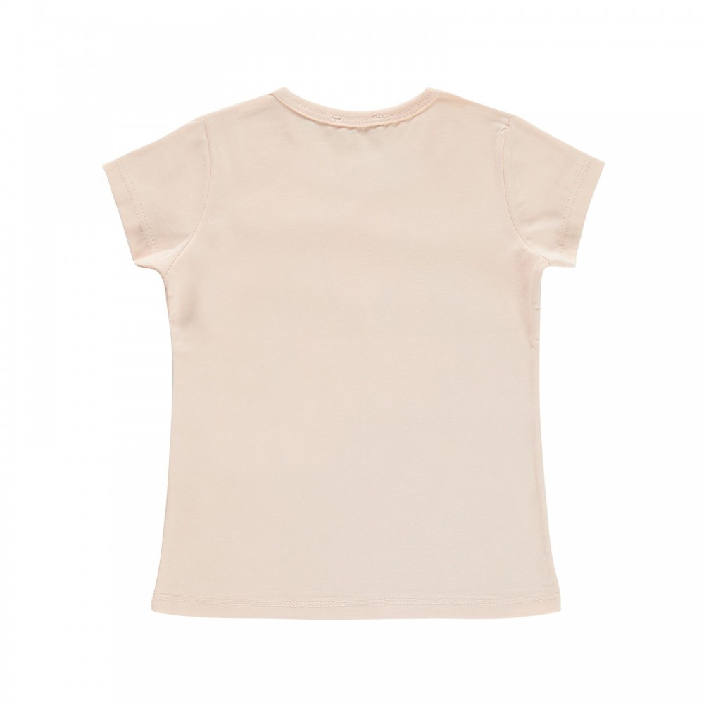 Civil Girls Παιδικό T-Shirt 2-5 Χρονών Σομόν