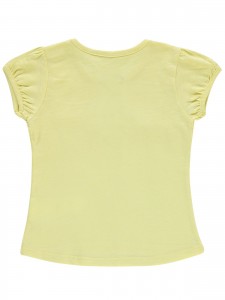Civil Baby Girl Βρεφικό T-Shirt 6-18 Μηνών Ανοιχτό Κίτρινο
