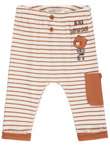 Civil Baby Boy Βρεφικό Παντελόνι Φόρμας 6-18 Μηνών Χάλκινο