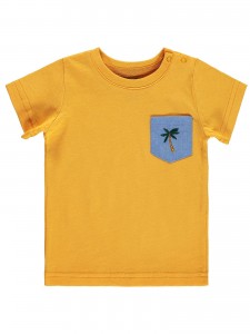 Civil Baby Boy Βρεφικό T-Shirt 6-18 Μηνών Κίτρινο