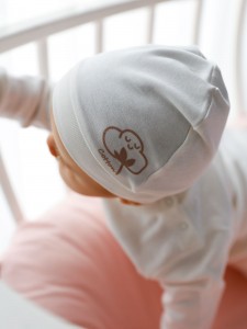 Civil Baby Βρεφικό Σκουφάκι από Οργανικό Βαμβάκι 2Τμχ 0+ Μηνών Λευκό