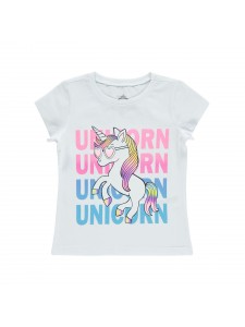 Civil Girls Παιδικό T-Shirt 2-5 Χρονών Λευκό