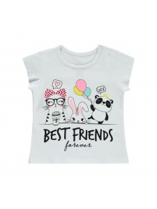 Civil Baby Girl Βρεφικό T-Shirt 6-18 Μηνών Λευκό