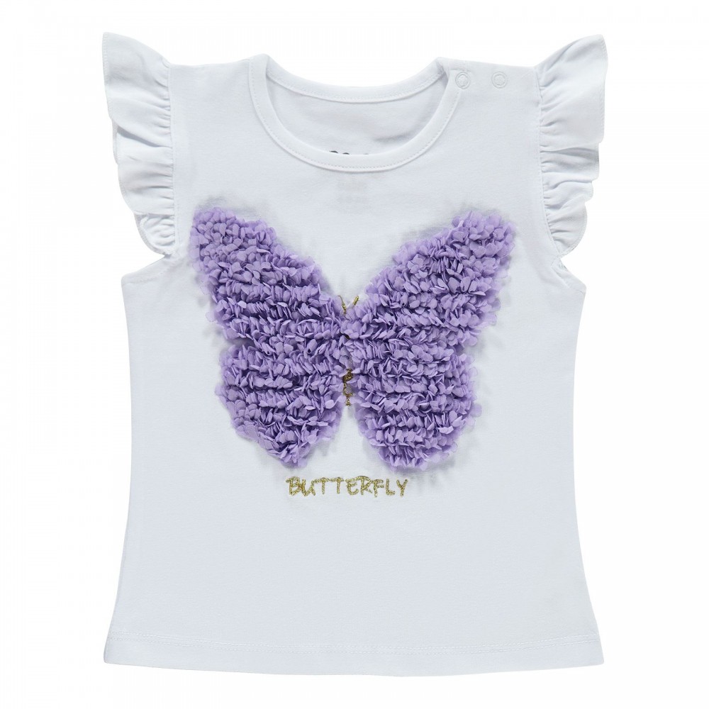 Civil Baby Girl Βρεφικό T-Shirt 6-18 Μηνών Λευκό