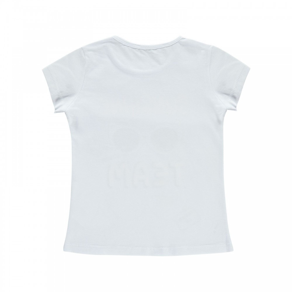 Civil Girls Παιδικό T-Shirt 2-5 Χρονών Λευκό