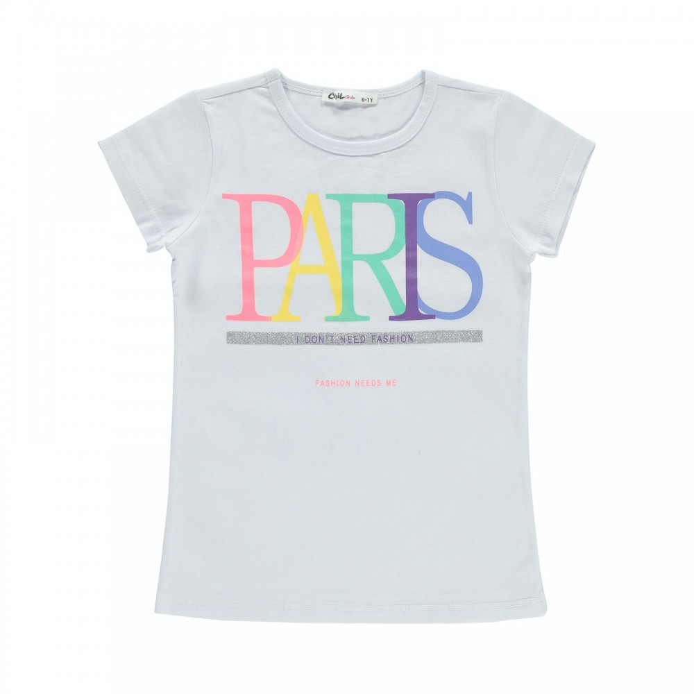Civil Girls Παιδικό T-Shirt 6-9 Χρονών Λευκό