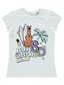 Scooby Doo Girls Παιδικό T-Shirt 10-13 Χρονών Λευκό