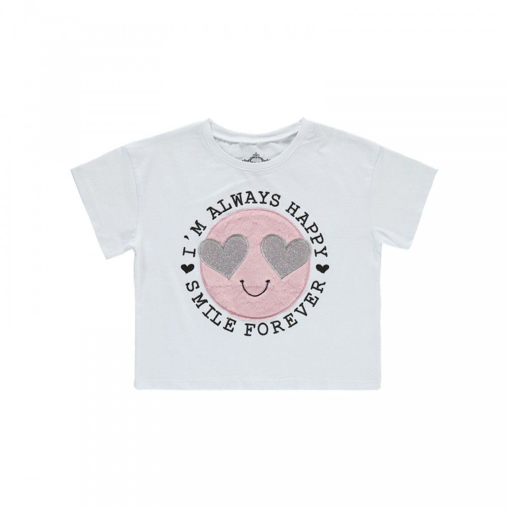 Civil Girls Παιδικό T-Shirt 6-9 Χρονών Λευκό