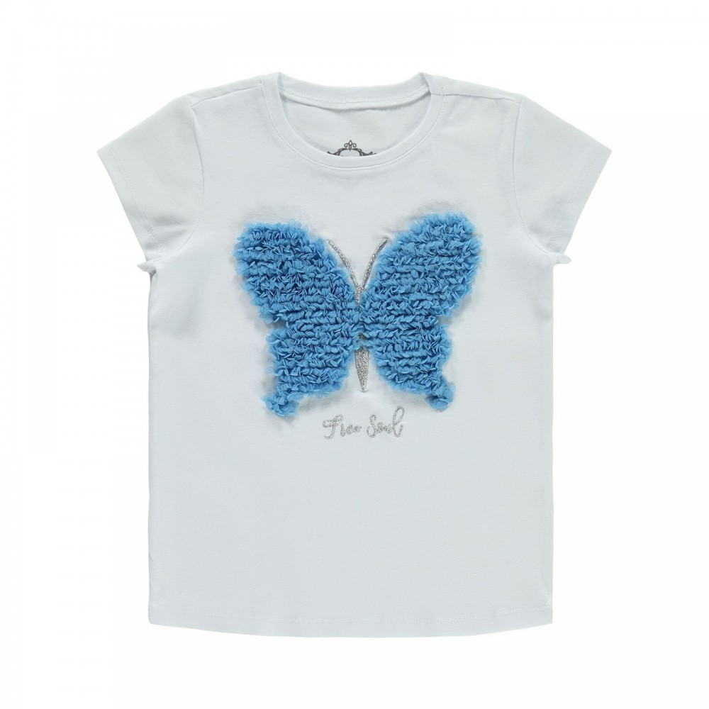 Civil Girls Παιδικό T-Shirt 6-9 Χρονών Λευκό