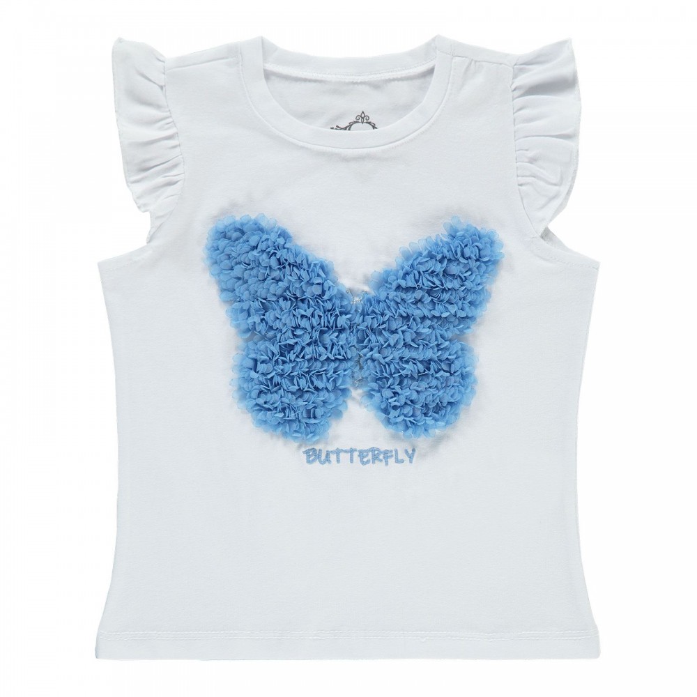 Civil Girls Παιδικό T-Shirt 2-5 Χρονών Λευκό