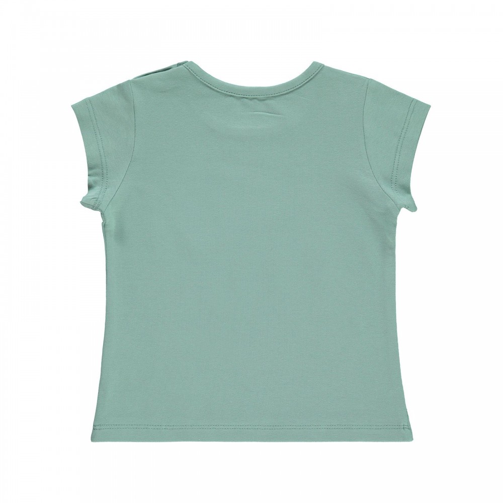 Civil Baby Girl Βρεφικό T-Shirt 6-18 Μηνών Ανοιχτό Πράσινο