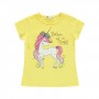 Civil Girls Παιδικό T-Shirt 2-5 Χρονών Κίτρινο