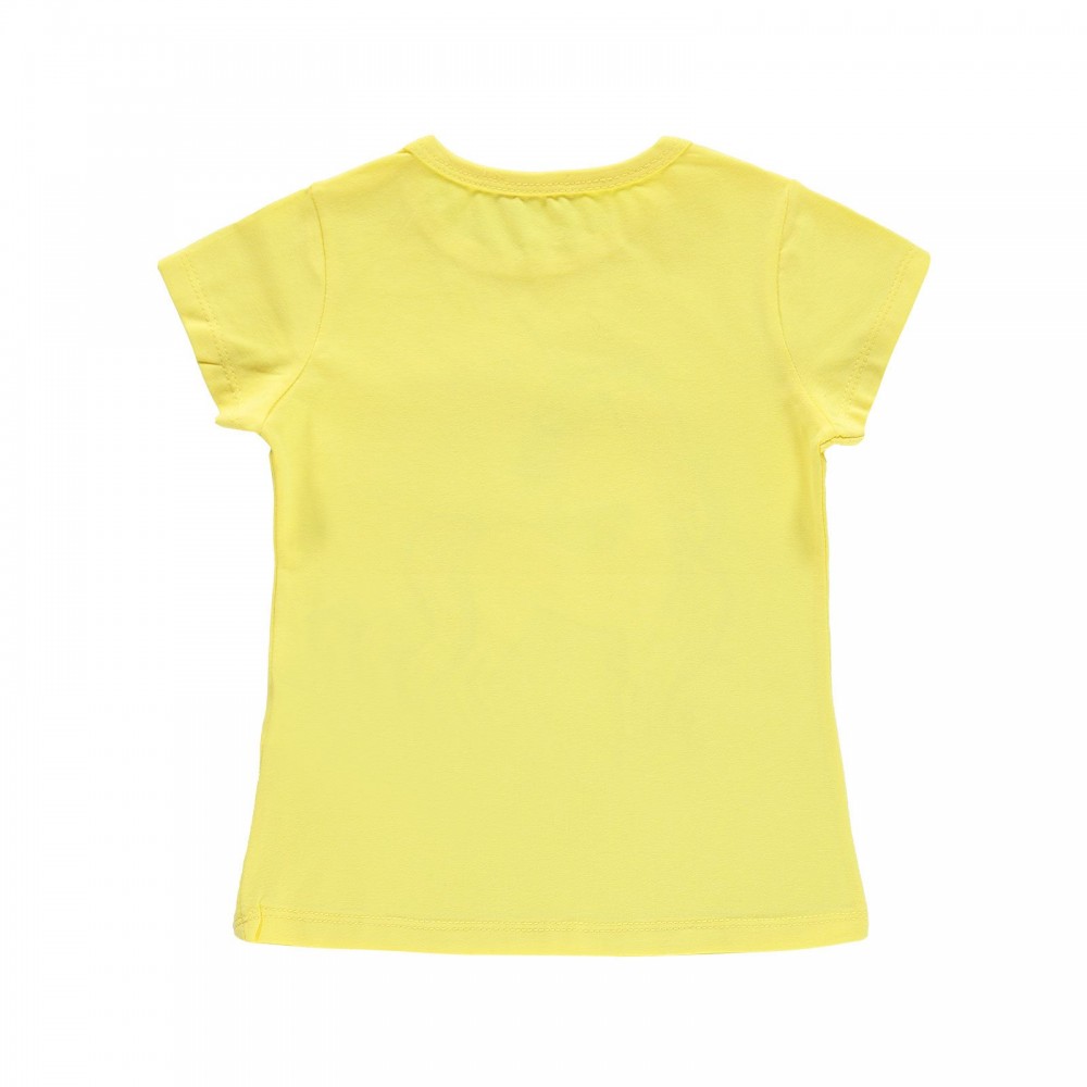 Civil Girls Παιδικό T-Shirt 2-5 Χρονών Κίτρινο