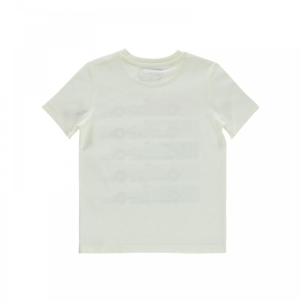Civil Boys Παιδικό T-Shirt 6-9 Χρονών Εκρού