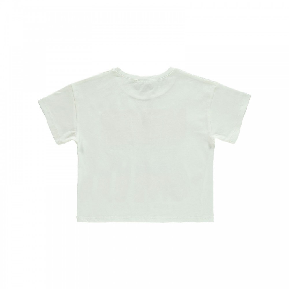 Civil Girls Παιδικό T-Shirt 6-9 Χρονών Εκρού